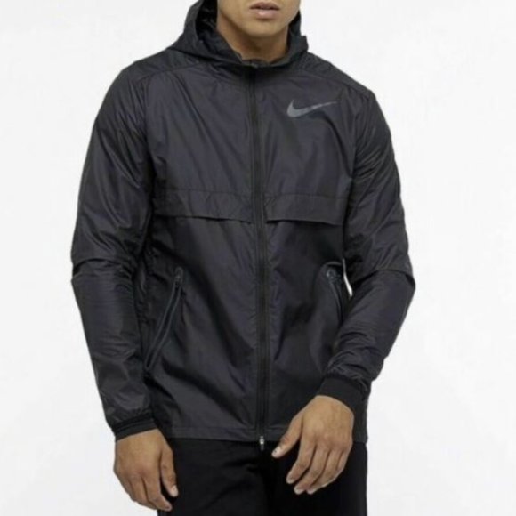 nike shield men's running jacket
